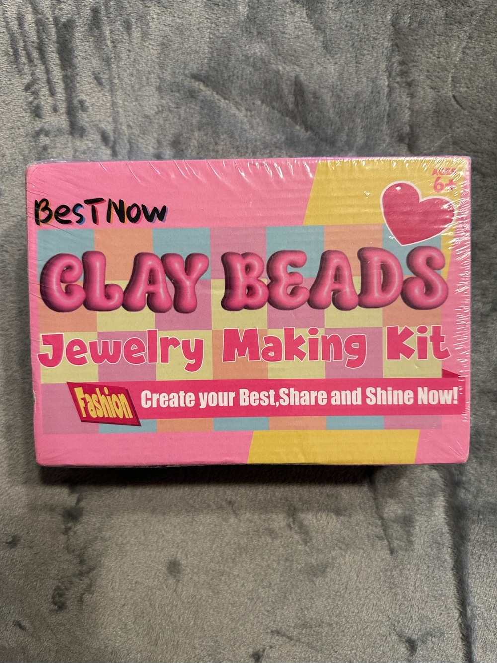 NIB Best Now Clay Beads Jewelry Making Kit for Kids Summer Fun Age 6+
